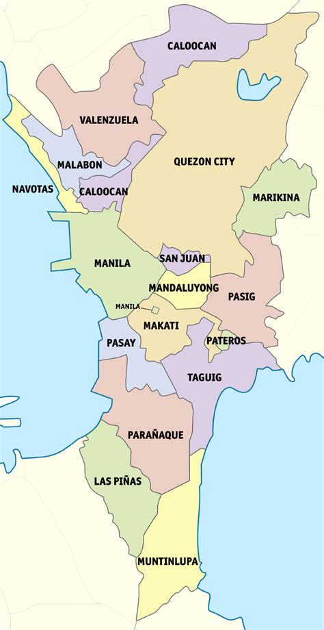 List of Cities & Municipalities in Metro Manila (NCR) With Maps.